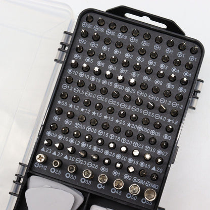 Набір прецизійних викруток 115в1 для ремонту електроніки / Міні викрутка з насадками / Викрутки для телефону