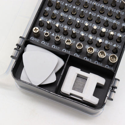 Набір прецизійних викруток 115в1 для ремонту електроніки / Міні викрутка з насадками / Викрутки для телефону