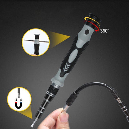 Набір прецизійних викруток 115в1 для ремонту електроніки / Міні викрутка з насадками / Викрутки для телефону