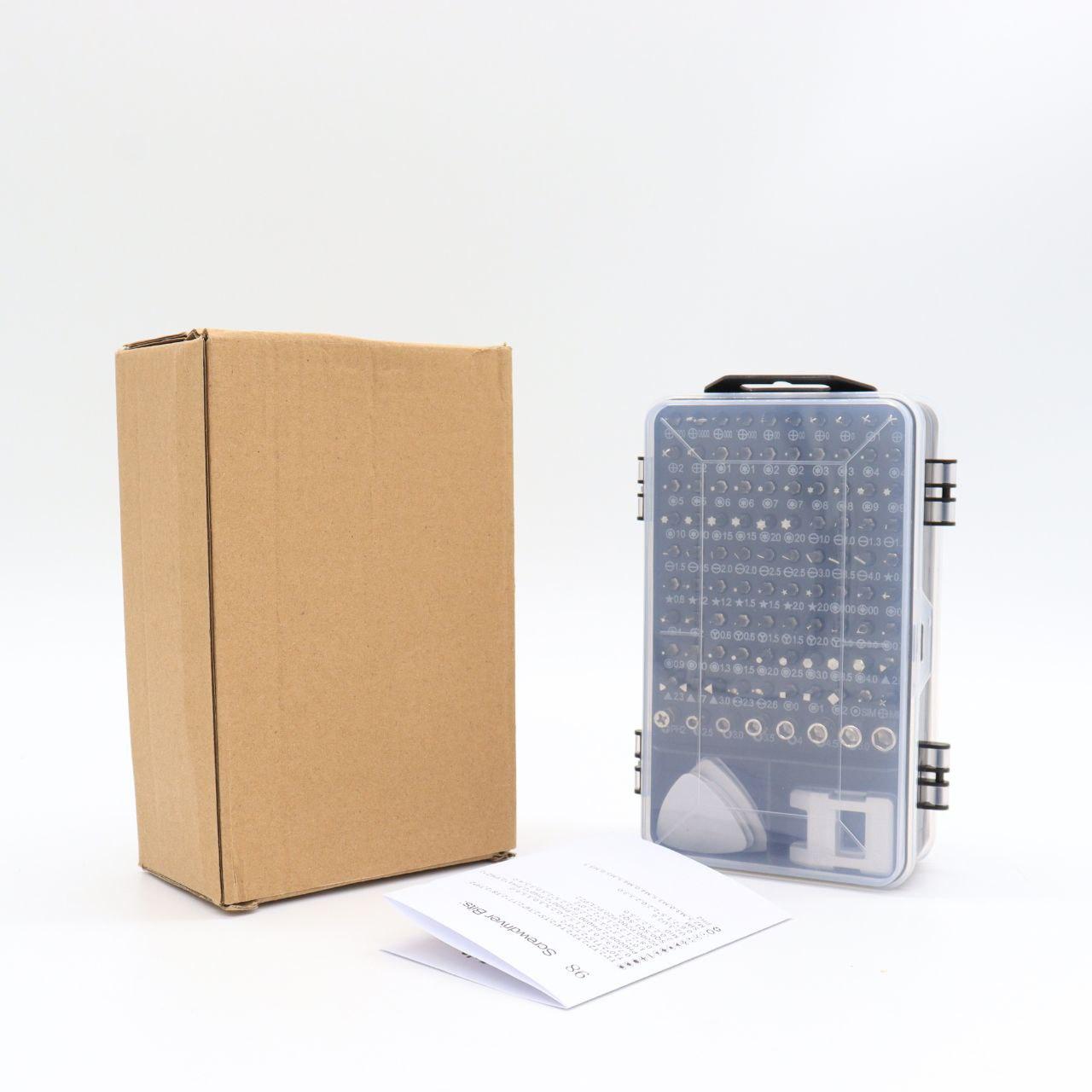 Набір прецизійних викруток 115в1 для ремонту електроніки / Міні викрутка з насадками / Викрутки для телефону