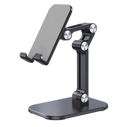 Настільний тримач для телефону 4-13", S002, Чорний / Підставка для телефону /Складна підставка під телефон