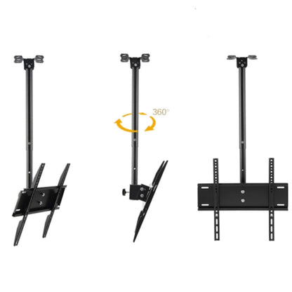 Кронштейн для телевізора (26"-55") до 45кг, D80 / Кріплення на стелю для ТБ / Кріплення для TV