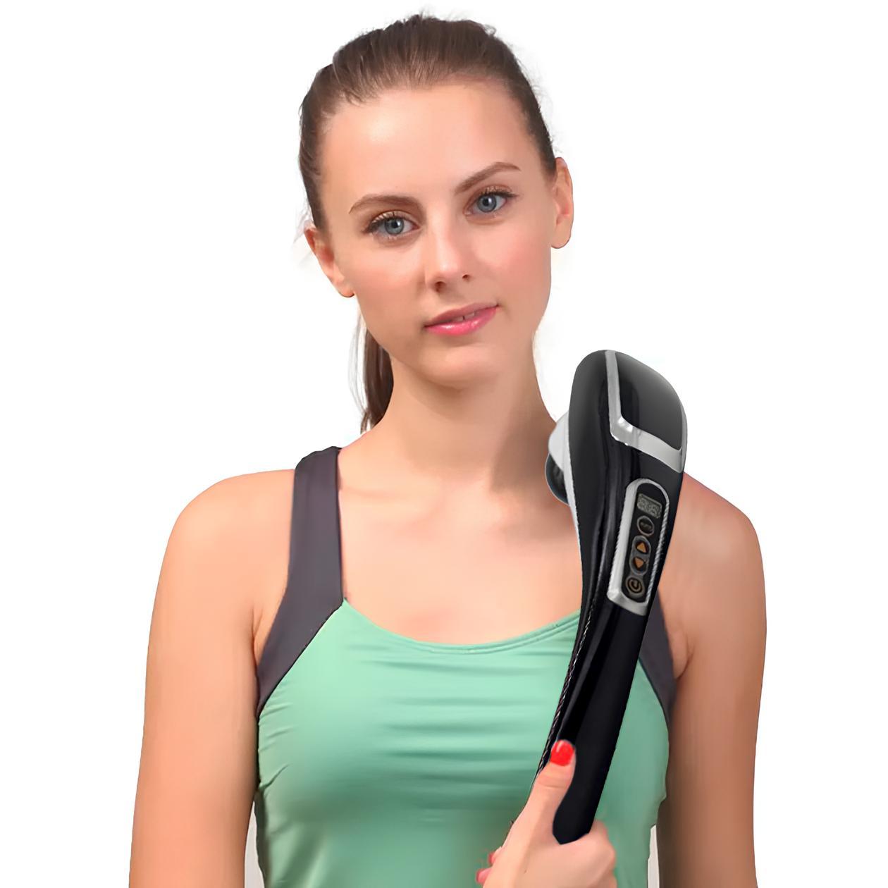 Масажер ручний (6 насадок), мережевий, LY-710 / Масажер електричний для тіла