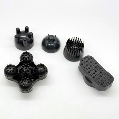 Масажер ручний (6 насадок), мережевий, LY-710 / Масажер електричний для тіла