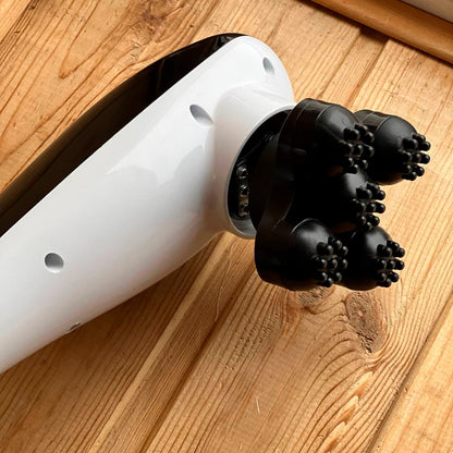 Масажер ручний (6 насадок), мережевий, LY-710 / Масажер електричний для тіла