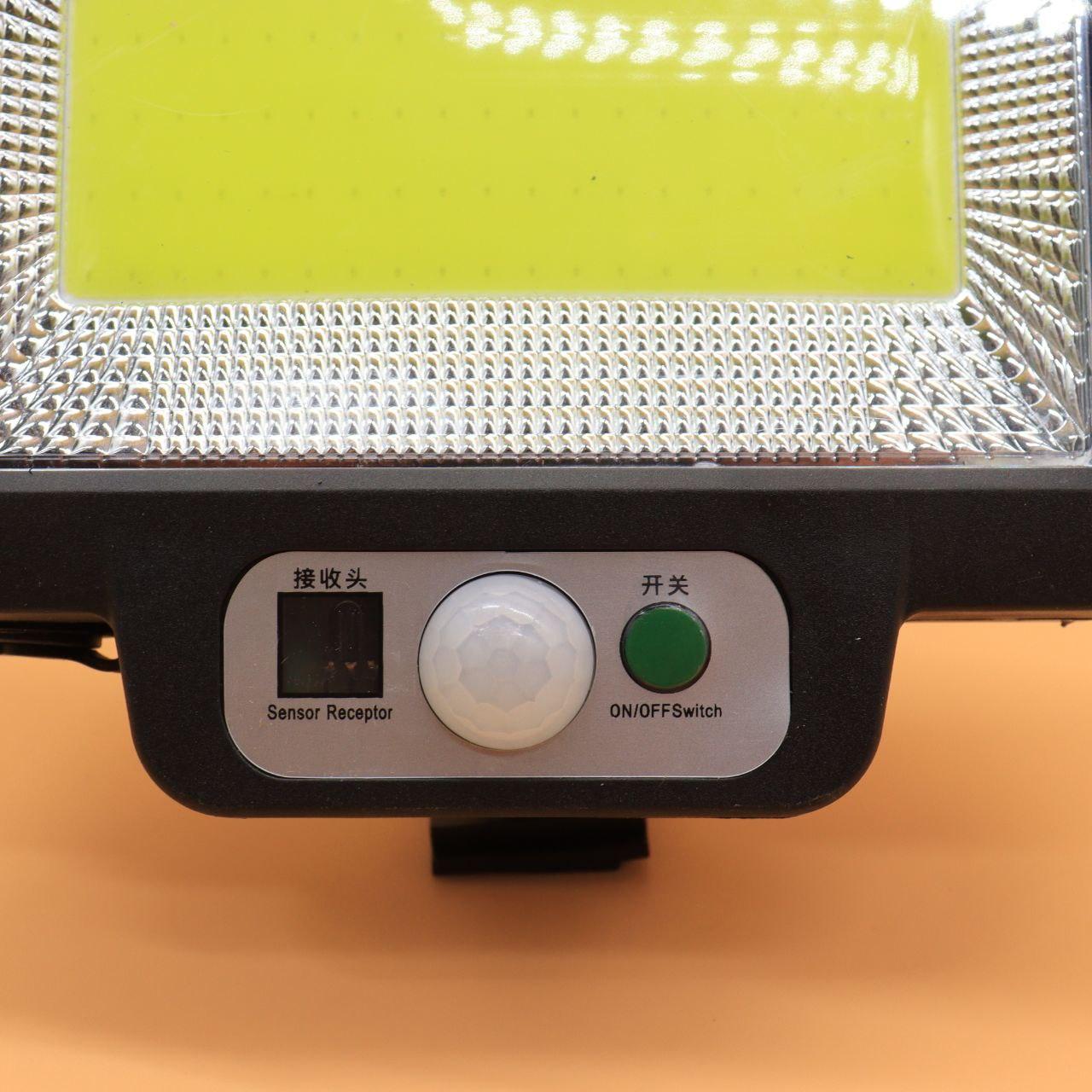 Вуличний ліхтар на сонячній батареї з датчиком руху + пульт T-09 / Настінний прожектор