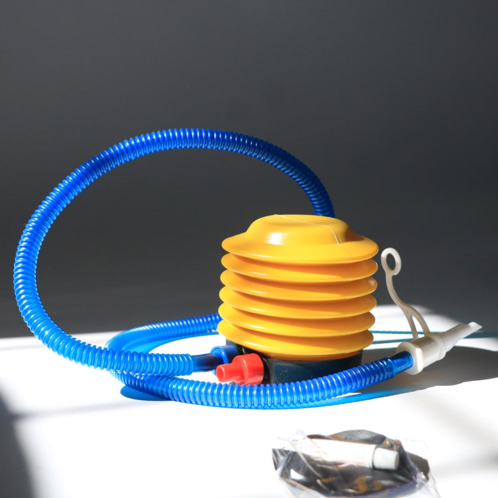 Надувний диван з пуфом Air Sofa - 116х98х83см, Фіолетовий / Надувне крісло з пуфом