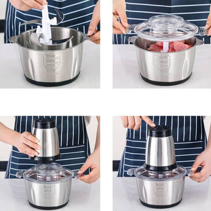 Блендер кухонний на 1000W, чаша на 2 л, Raf Food Processor R7019 / Подрібнювач багатофункціональний