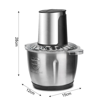 Блендер кухонний на 1000W, чаша на 2 л, Raf Food Processor R7019 / Подрібнювач багатофункціональний