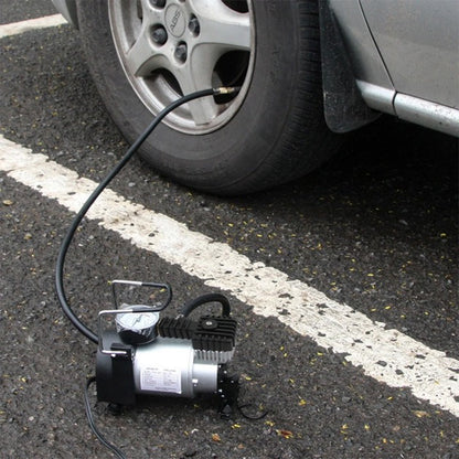 Автомобільний компресор від прикурювача 965 кПа, Air pump HS-208 / Портативний насос для підкачування коліс