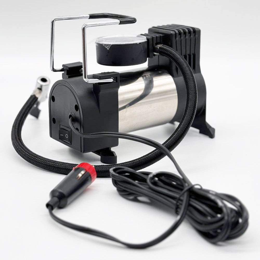 Автомобільний компресор від прикурювача 965 кПа, Air pump HS-208 / Портативний насос для підкачування коліс