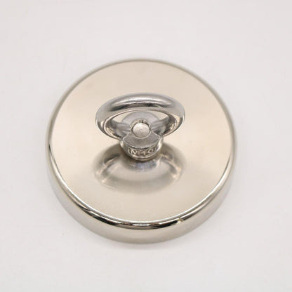 Неодимовий магніт 90мм - 350кг у корпусі із зовнішнім кільцем / Пошуковий магніт / Магніт для пошуків металу