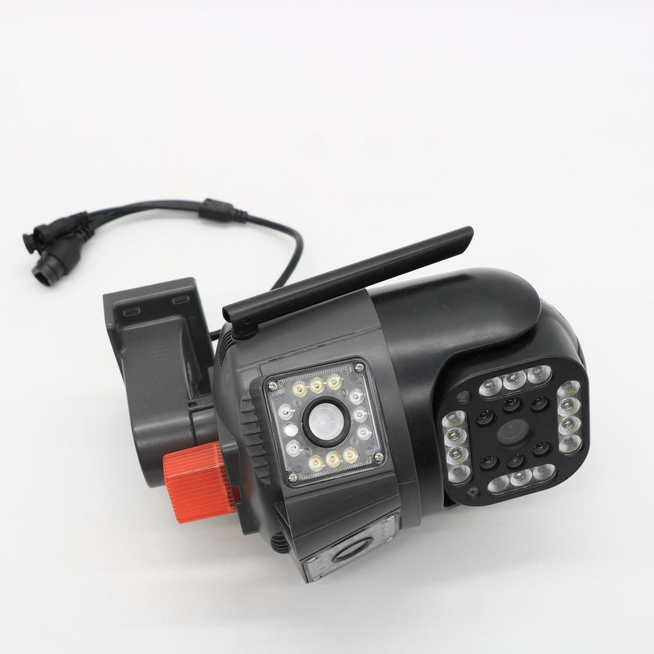 Вулична WIFI камера відеоспостереження 4Мп, з LED та ІЧ підсвічуванням, Wonsdar PW12-5K / Бездротова IP відеокамера