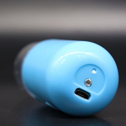 Зволожувач для обличчя 30 мл з підсвічуванням Nano Mist, Блакитний / Портативний нано спрей для шкіри / Ультразвуковий міні