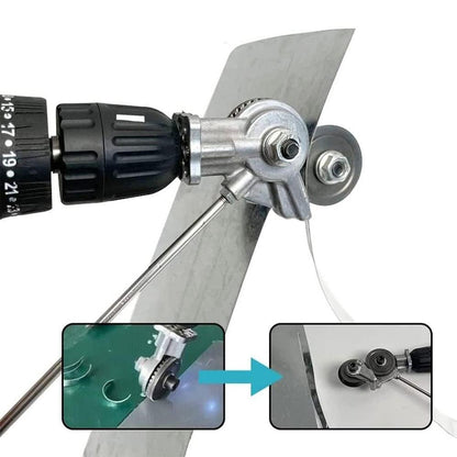Насадка на дриль для різання металу 0,3-1,5 мм / Насадка ножиці по металу для шуруповерта / Ножиці для дриля