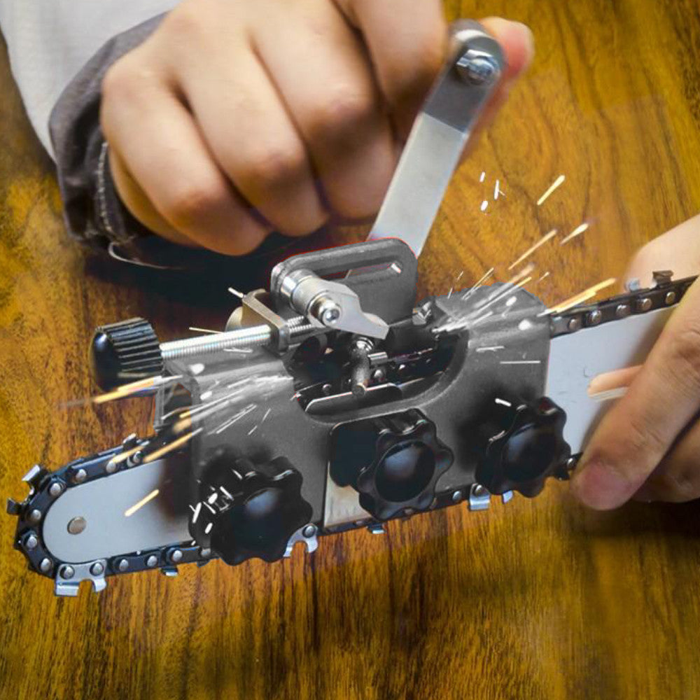 Універсальна точилка для ланцюгової пилки / Інструмент для заточування електропилки