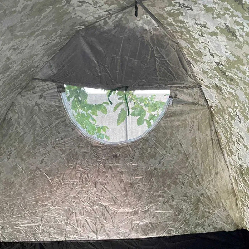 Намет автоматичний 2-х місний, 200х130 см, Піксель / Туристичний намет / Намет для кемпінгу