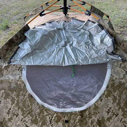 Намет автоматичний 2-х місний, 200х130 см, Піксель / Туристичний намет / Намет для кемпінгу