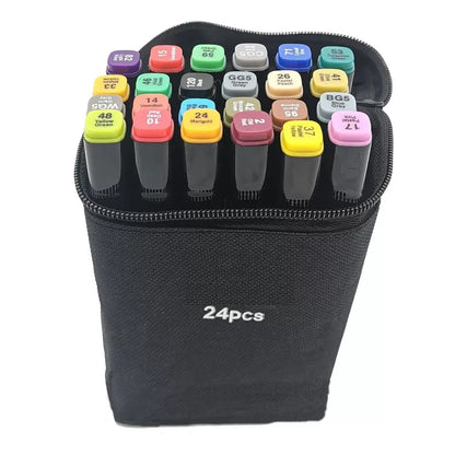 Скетч маркерів для малювання 24 шт / Набір маркерів для малювання