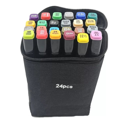 Скетч маркерів для малювання 24 шт / Набір маркерів для малювання