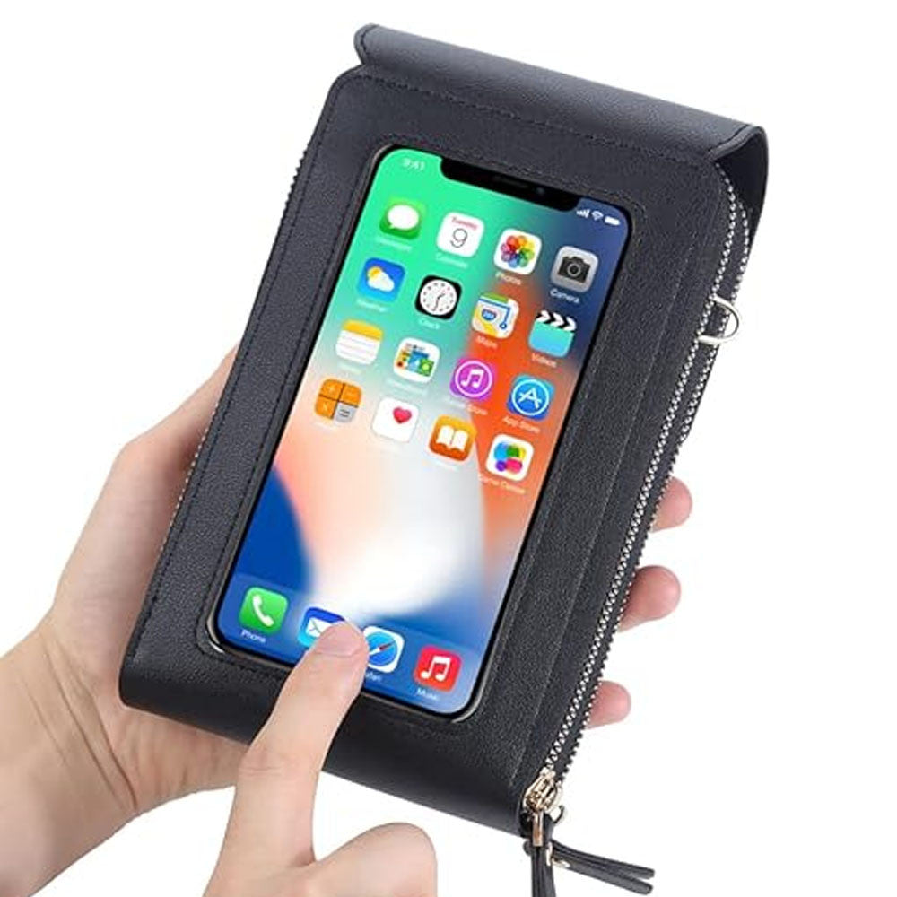 Жіноча сумка-кроссбоді Baellerry Phone Purse, чорна / Сумка-портмоне