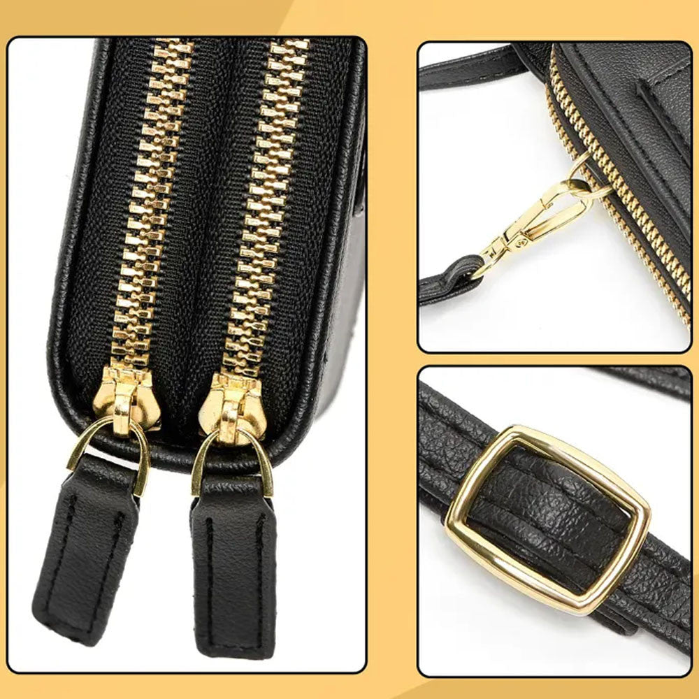 Жіноча сумка-кроссбоді Baellerry Phone Purse, чорна / Сумка-портмоне