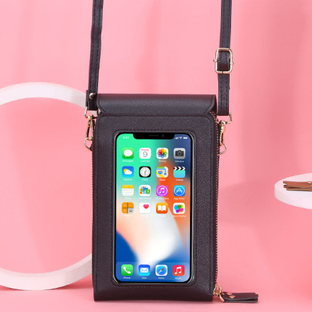 Жіноча сумка-кроссбоді Baellerry Phone Purse, чорна / Сумка-портмоне