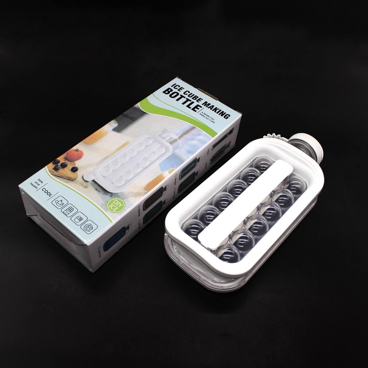 Силіконова форма для льоду на 17 кульок ICE CUBE TRAY / Переносна портативна пляшка для льоду