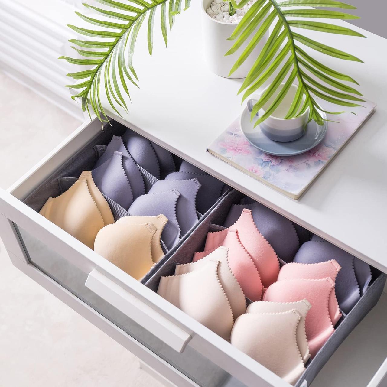 Набір органайзерів для нижньої білизни 3в1, складні / Універсальний органайзер для речей та шкарпеток