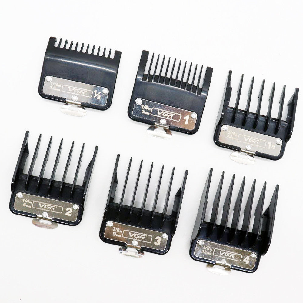 Набір для стрижки 2в1 (9 насадок) від USB, VGR V-640 / Акумуляторна машинка для стрижки / Тример для стрижки