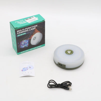 Кемпінговий ліхтар з LED гірляндою 10м, USB, Теплий білий + RGB / Светодиодная гирлянда / Ліхтар-лампа