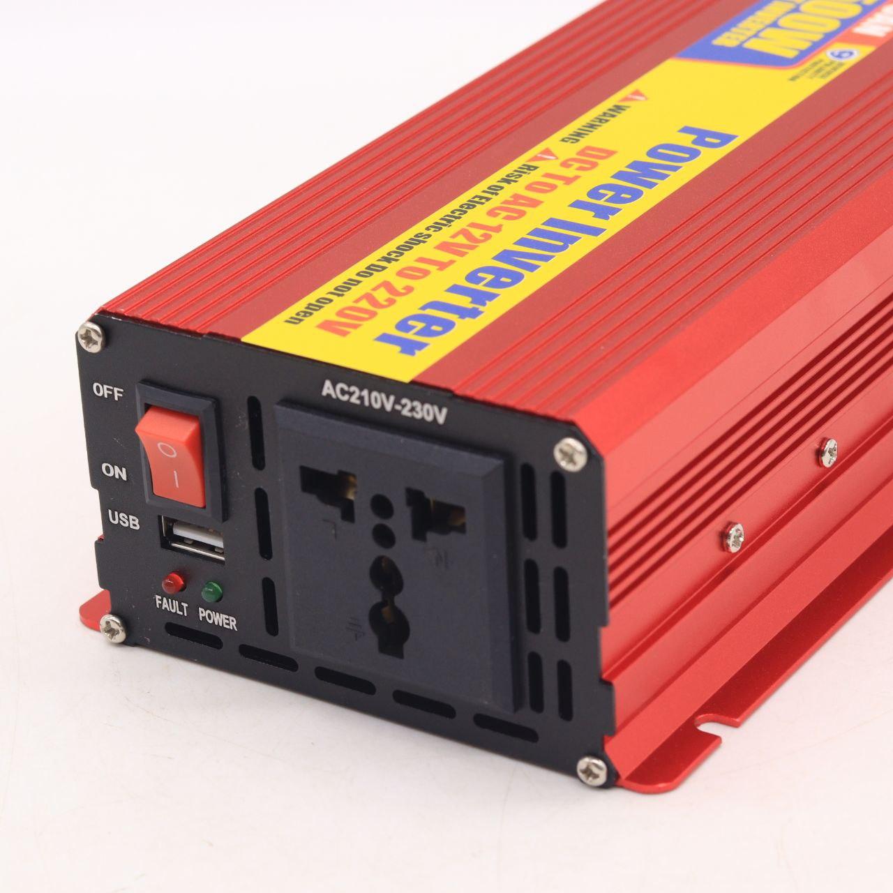 Автомобільний інвертор 5000Вт (12В/220В) / Інвертор напруги 12/220В