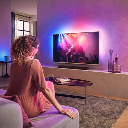 Світлодіодна смарт гірлянда 10 м, від USB + пульт / Розумна стрічка RGB з Bluetooth / Гірлянда від повербанк