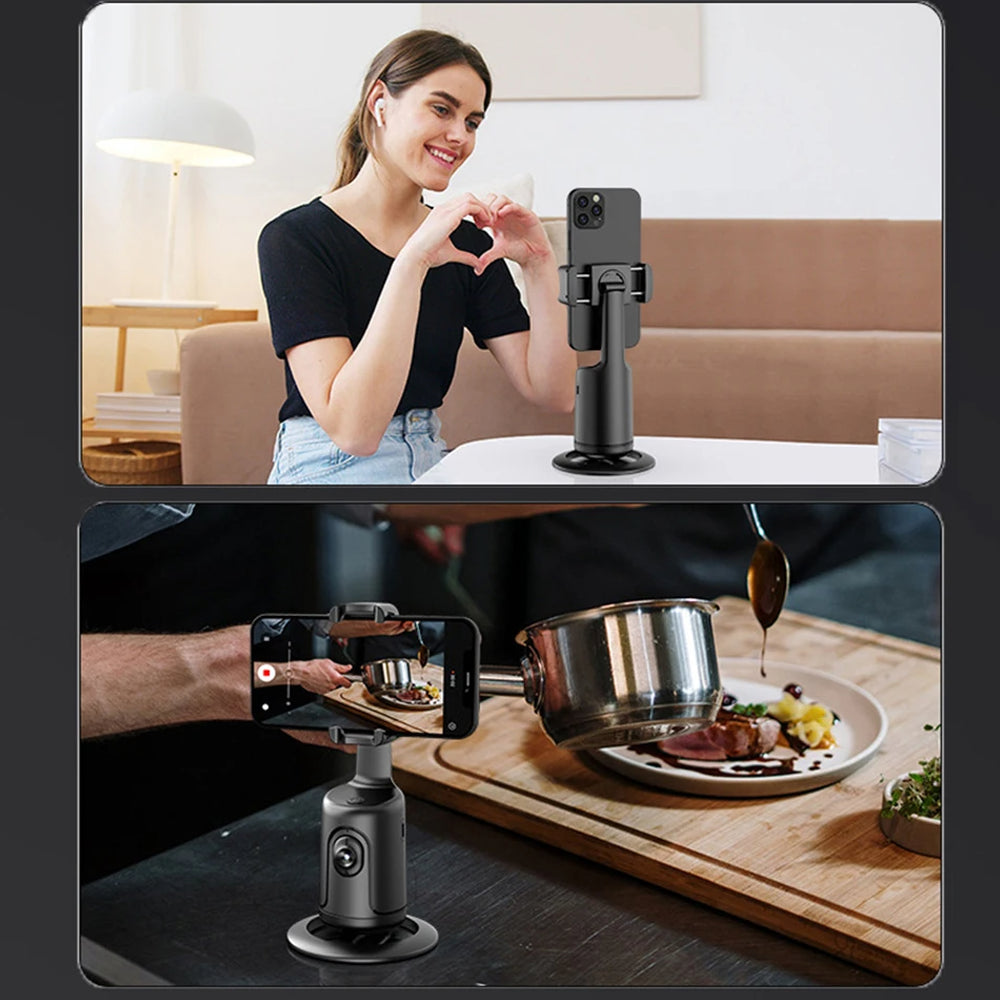 Розумний смарт-штатив P01 з датчиком руху 360° + пульт / Монопод для телефона з акумулятором / Штатив для блогерів