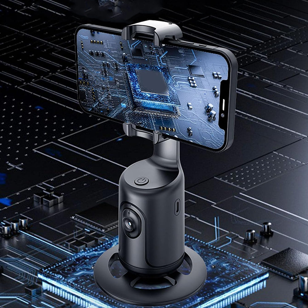 Розумний смарт-штатив P01 з датчиком руху 360° + пульт / Монопод для телефона з акумулятором / Штатив для блогерів