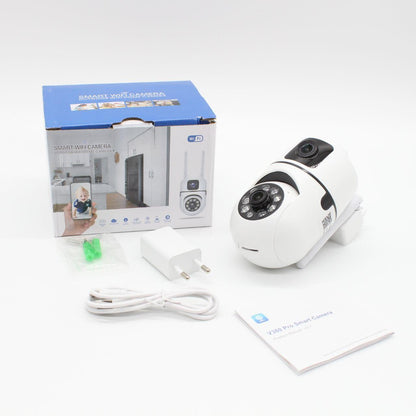 Вулична WiFi камера відеоспостереження 8Мп, Dual Lens E10 / Зовнішня камера спостереження / Поворотна вайфай камера