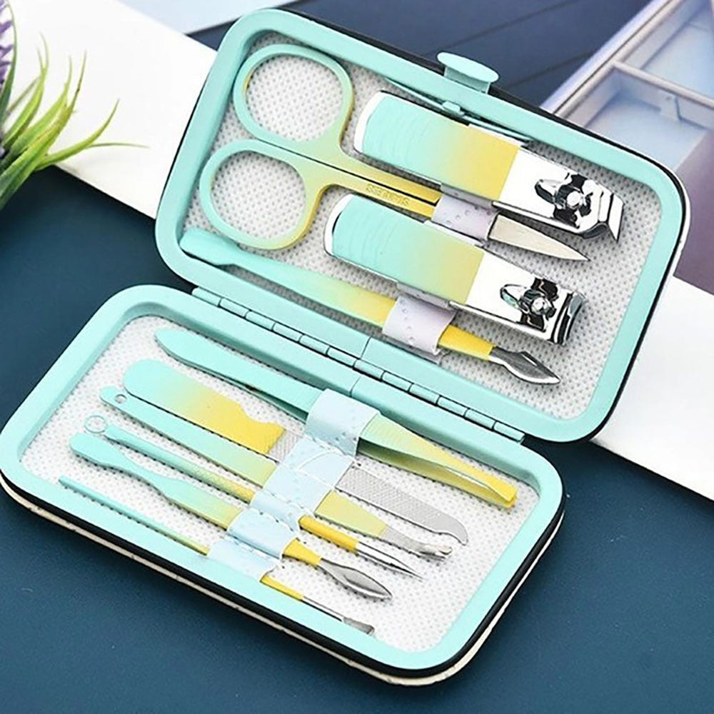 Портативний манікюрно-педикюрний набір 10в1 VEN221 / Професійний манікюрний набір