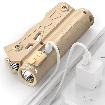 Мультитул LF-800 з ліхтарем та Power Bank 5-в-1 / Акумуляторний ліхтар-інструмент