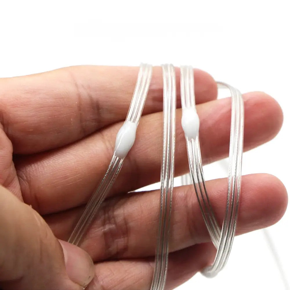 Світлодіодна смарт гірлянда 5 м, від USB + пульт / Розумна стрічка RGB з Bluetooth / Гірлянда від повербанк