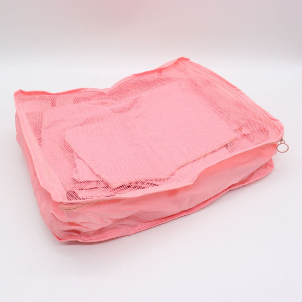 Дорожній набір органайзерів (8 шт), Рожевий / Набір дорожніх органайзерів