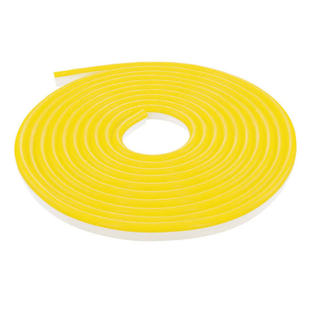 Стрічка силіконова 5 м, LED NEON 12V-220V, Жовта / Гнучка, світлодіодна стрічка