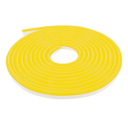 Стрічка силіконова 5 м, LED NEON 12V-220V, Жовта / Гнучка, світлодіодна стрічка