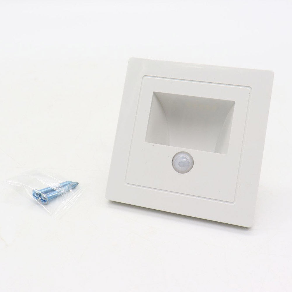 Вбудований світильник з датчиком руху, від мережі, HA-109 / Підсвітка сходів / Світильник для сходів