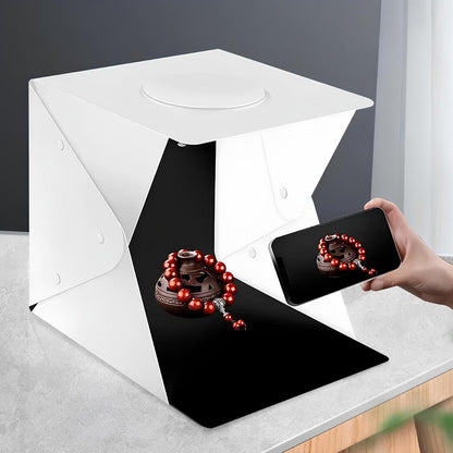 Фотокуб з підсвічуванням (22×21×21см), USB-живлення / Світловий куб Лайтбокс