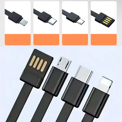 Портативна зарядна станція Power Bank 100000 мАг із сонячною панеллю та адаптерами YM-638CX, чорний / Зовнішній акумулятор