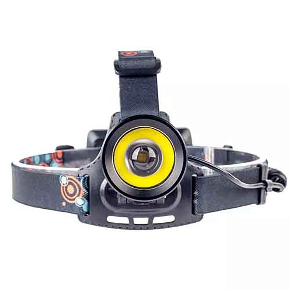 Налобний ліхтар Zoom 2x18650 XQ-172-T6+COB / Світлодіодний головний ліхтар