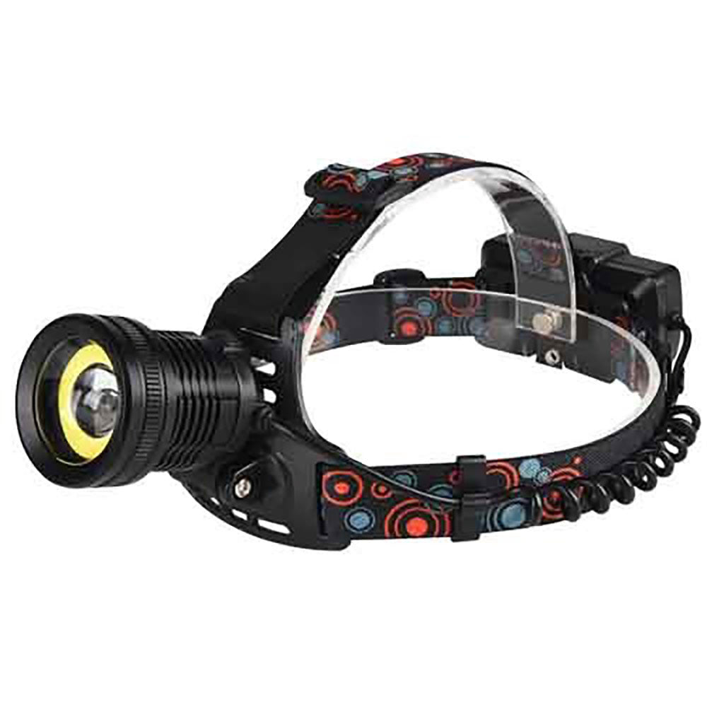 Налобний ліхтар Zoom 2x18650 XQ-172-T6+COB / Світлодіодний головний ліхтар