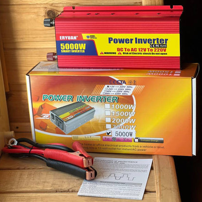 Автомобільний інвертор 5000Вт (12В/220В) / Інвертор напруги 12/220В