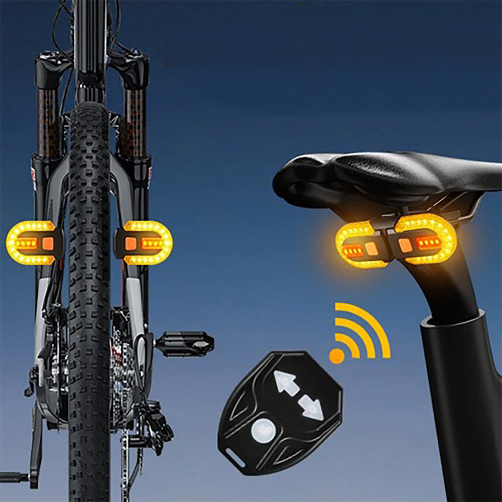 Велоліхтар із зазначенням поворотів, USB, FY-1825 / Задній габаритний велоліхтар / Ліхтар велосипедний / Велофара