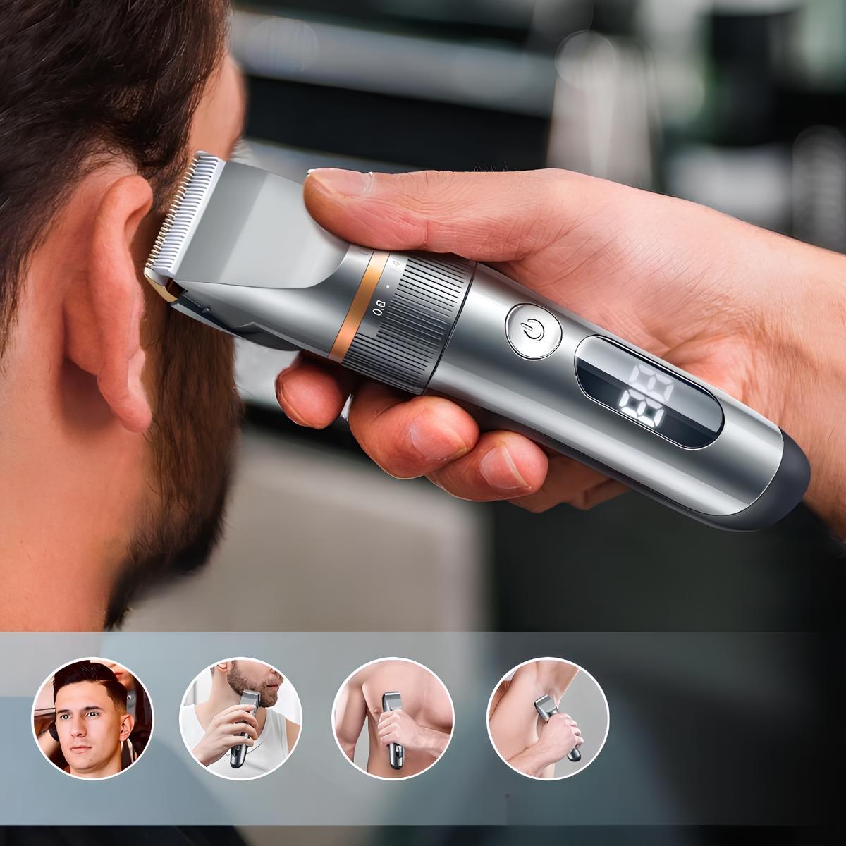 Машинка для стрижки волосся RAF R4026 (6 насадок, USB) / Тример для стрижки / Тример для бороди